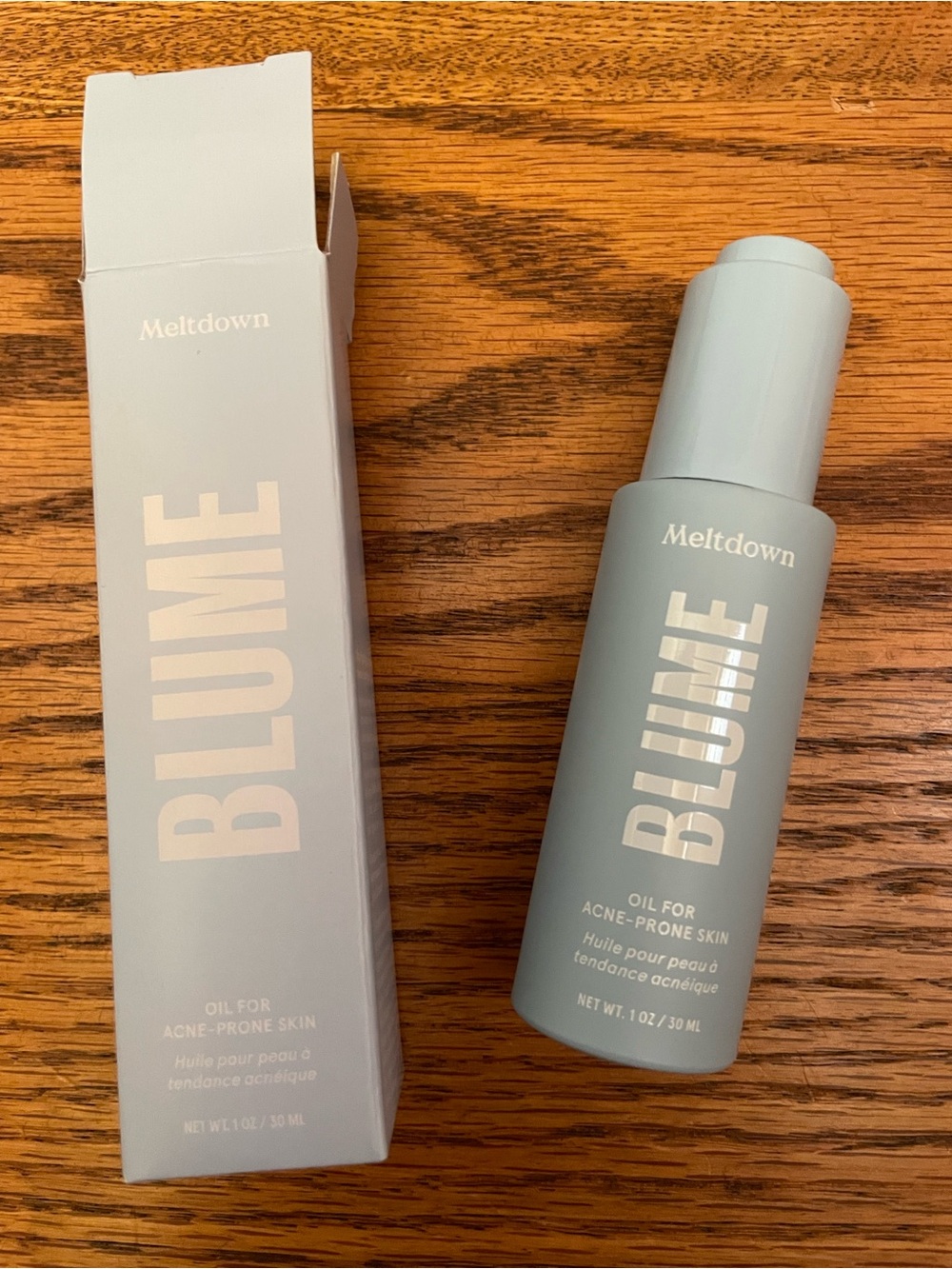 Blume Meltdown Oil Primer for Acne-Prone Skin — Light Blue